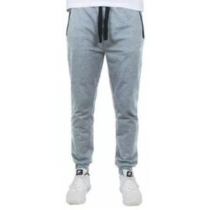 Men's Wicked Stitch Pull-On Jogger Sweat Pant, Size L - Heather Grey